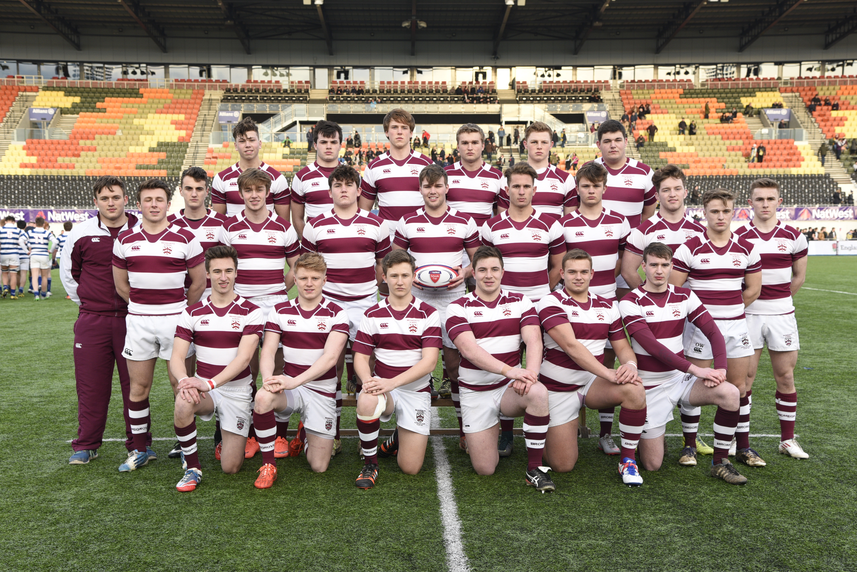 NatWest Schools Cup Semi Final (won 50-24): Bromsgrove v Whitgift, 27th February 2016